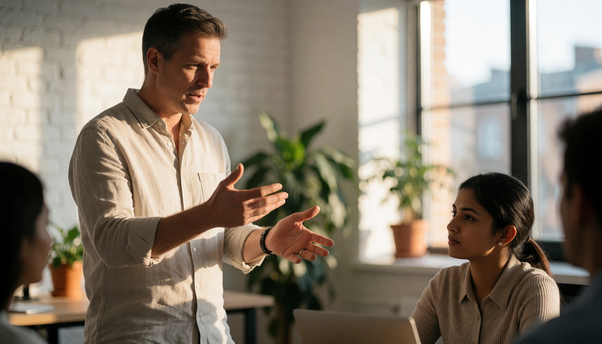Scène professionnelle — Évaluer l'impact des outils numériques sur la productivité des équipes en entreprise
