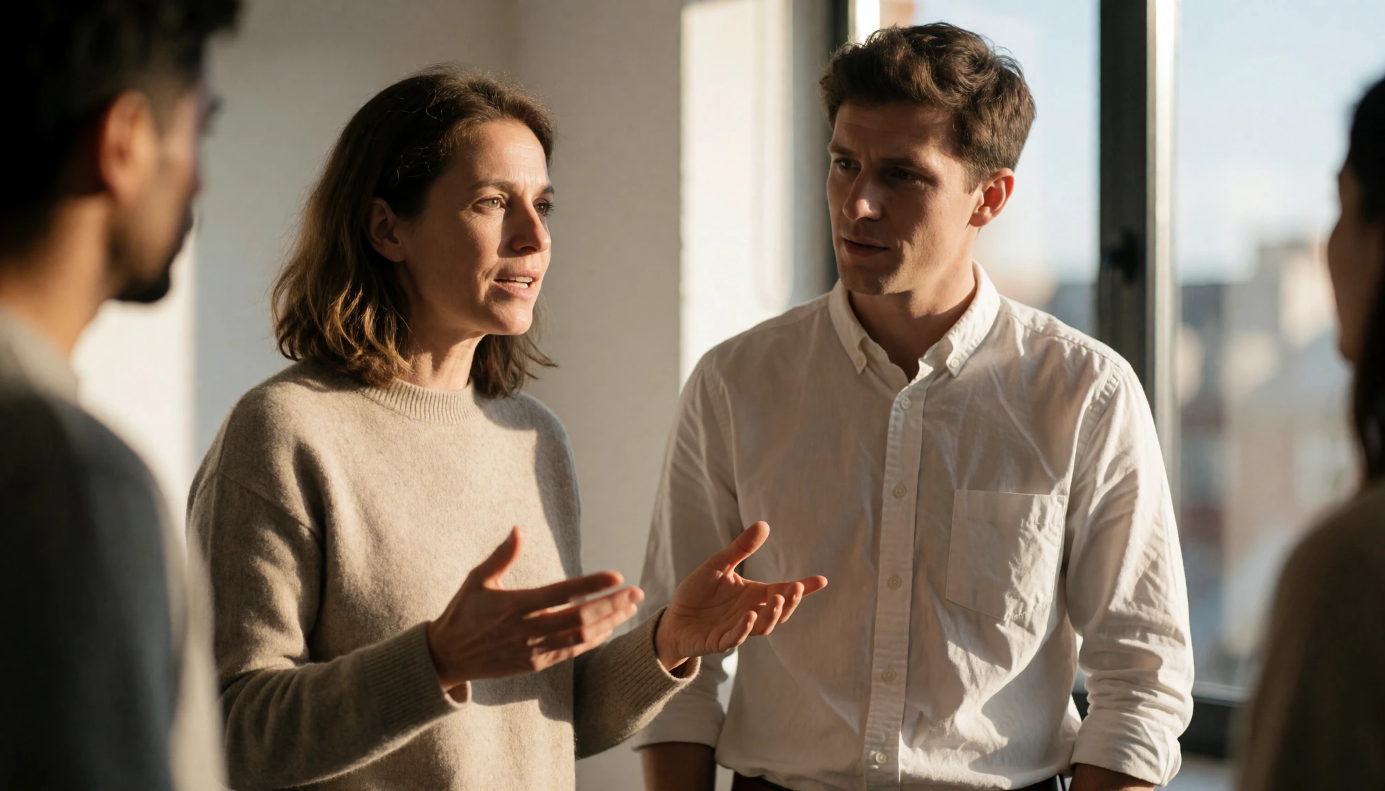Scène professionnelle — Techniques pour optimiser la communication interne en entreprise autour des projets digitaux